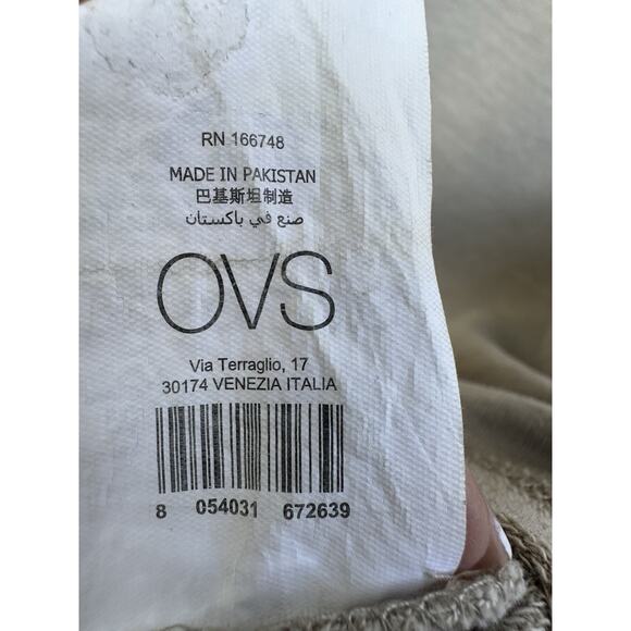 Italian Distressed Men Faded T-Shirt Sz M Sand Heavy Cotton Y2K Grunge Oversized - Picture 8 of 9